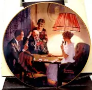 KNOWLES: NORMAN ROCKWELL: This Is The Room That Light Made Plate 1983 (NIB)