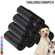 Dog Cat Poo Bags Pet Waste Clean Up Refills Roll Clean Bag Rolls 100/200/300 Pcs