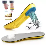 Orthotic Shoe Insoles Plantar Fasciitis High Arch Support Inserts Flat Foot AU