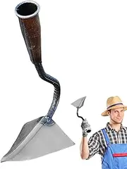 Garden Hoe Heavy Duty - Flower Planting Digging Tool | Heavy-Duty Triangle Hoe for Backyard Garden Lawn Greenhouse Flower Bed