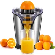 Orange Juicer Squeezer Electric Citrus Juicer with Two Interchangeable Cones ...