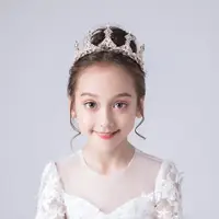 在飛比找ETMall東森購物網優惠-兒童公主金色大發箍冰雪奇緣皇冠