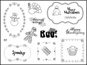Stamping Scrapping Spellbinders Matching Clear Stamps - Holidays 8" X 6"