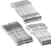 75 PCS Metallic Vintage Gold Plastic Cutlery Set Tableware Dinnerware Flatware