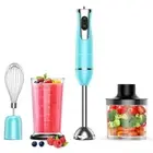 2-Speed Multi-Function Retro Hand Immersion Blender in Bebop Blue