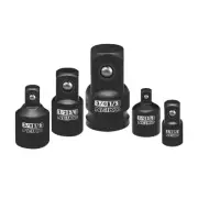 30249A 5 Piece Impact Socket Adapter Set, Standard SAE, 1/4, 3/8, 1/2" Cr-V S...