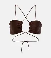 [Jade Swim] Jade Swim Livi cutout bikini top AU 12 brown