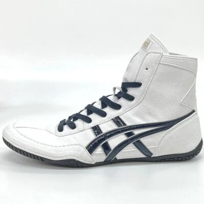 ASICS Wrestling Shoes 1083A001 White/Navy(Silver) EX-EO(TWR900 Successor) AW:WT