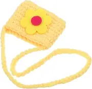 Pet Rabbit Backpack Mini Pouch Yellow Pet Bag for Clothing Decor for Themed Parties Present Giving Portable Durable Accessory