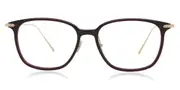 Linda Farrow COFFEY LF53A Asian Fit C3 Men's Glasses Burgundy Size 58 - Private Health Rebate - Blue Light Block Available