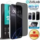 For iPhone 16e 16 15 14 13 12 11 Pro Max XR Plus Privacy Glass Screen Protector