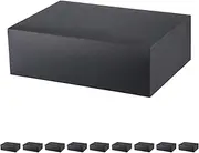 MALICPLUS 10 Gift Boxes 24x16.5x7.6 CM Gift Box with Lids, Matte Black Boxes Bulk for Wedding, Party, Birthday, Groomsman Proposal Box for Light Gifts