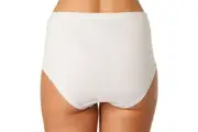 Triumph Cotton and Lace Full Brief 10000199 White