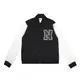 Nike 外套 NSW 女款 黑 棒球外套 薄款 立領 大logo [ACS] DZ4631-010