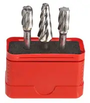 Bordo 6401-S3 - Burr Set - 3 Piece Non Ferrous Carbide
