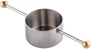 Bar Jigger with Handle Stainless Steel 30ml Cocktail Whisky Measure Cup Wine Mixer Home Indoor Accessory