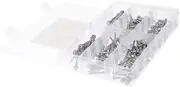 HEALEEP Self Drilling Screws Set 210pcs Stainless Steel Self Tapping Screws .2 Assortment for Home Decor Furniture Making