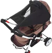 Pram Sun Shade Cover Universal Baby Stroller Awning UPF50+ Pushchair Buggy Sun C