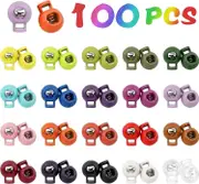 Cord Stopper 100pcs Plastic Cord Tie Cord Lock StopperRandom Color
