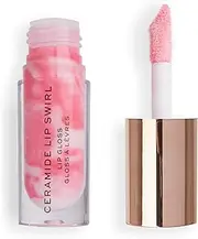 [Makeup Revolution] Lip Swirl Ceramide Gloss, Lip Gloss, Sweet Soft Pink, 4.5 ml