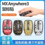 【現貨 免運】適用羅技MX ANYWHERE 3滑鼠防滑貼 蜥蜴皮貼紙 吸汗貼 耐磨保護貼 滑鼠貼紙