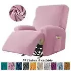 Velvet Plush Recliner Cover Split Design Lounger Sofa Slipcover Armchair Covers