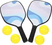 DECOMELODY Outdoor Sports Paddles Lightweight Rackets Kit for Durable Material for Family Fun Parent Interaction
