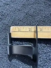 Pintles Steel Plate Mount Black Matte 2 1/8” Offset For Hanging Shutters.