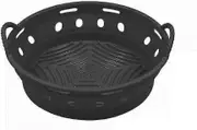 Silicone Air Fryer Pad with Reusable Basket Mat for Pizza Fried Chicken Baking Tray and Pan Liner