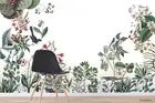 3D Floral Plants Self-adhesive Removeable Wallpaper Wall Mural 93