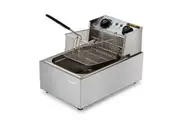 EuroChef 10L Electric Deep Fryer Commercial Single Frying Basket Chip Cooker Fry Scoop
