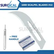 1000 Scalpel Blades #12 Taxidermy Clay Wood Carving Veterinary Free #3 BP Handle