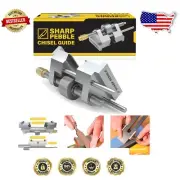Stainless Steel Sharpening Jig - Fits Chisels 0.25'' to 1.96'' & Planer Blades