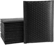 GLEAVI 50pcs Black Mailers Self Sealing Padded Envelopes 7x4.7 Inches Co-Extrusion Film Shipping Bags for Jewelry, Books, Cosmetics, and Small Business Packaging