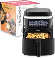 [Sunbeam] SteamFry Air Fryer Plus Steam | 7L Capacity, Air Fry + Steam Function, Easy Steam Clean, 6 Cooking Functions, 6 Air Fry Presets, Digital Controls, Dishwasher Safe Drawer, Black AFP4600BK