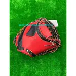 棒球世界全新ZETT 頂級硬式訂製牛皮棒球補手手套BPGT-2302特價日本紅配色
