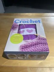 Learn to Crochet Kit Sterling Innovation One-of-a-Kind Crochet Keepsake NOS