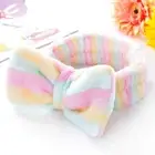 Makeup Shower Headband (Spa Bath Wash Face Hair Band Towel Hairband Bow US)