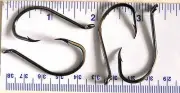 100 VMC 9299BN Black Octopus Live Bait Fish Fishing Hooks 6/0 - Made in France