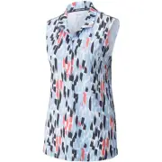 Women's PUMA Cloudspun Three Brush Sleeveless Polo