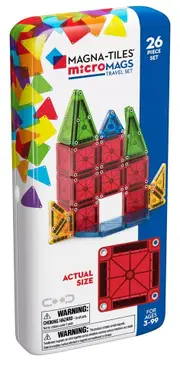 Magna-Tiles microMAGS – Travel Set 26 piece Set