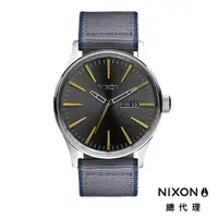 在飛比找蝦皮商城優惠-NIXON SENTRY 單寧藍 藍色 尼龍錶帶 帆布錶帶 