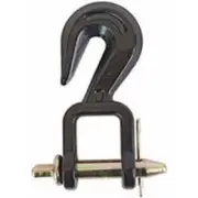 NEW KOCH 4005903 BLACK POWDER COATED 5/16" X 1/2" DRAW BAR HOOK CLEVIS 6129324