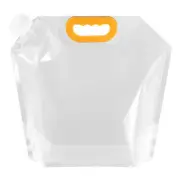 5L Collapsible Water Container Bag Plastic Storage Jug Water Bag Clear