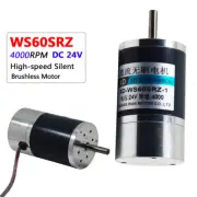 DC 24V 60mm Micro Brushless High-speed Silent Electric Motor 36W 4000RPM WS60SRZ