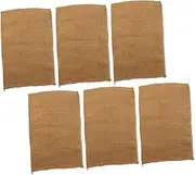 HANABASS 6pcs Heavy Duty Reusable Burlap Bags Thicken Jute Storage for Vegetables Breathable Potato Root Vegetable Storage Large Gardening Outdoor Use