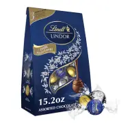 LINDOR Assorted Dark Chocolate Candy Truffles, Assorted Chocolate with Smooth, M