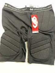 McDavid Rival mens 2xl Integrated 5 Girdle Shell Thigh Guards black