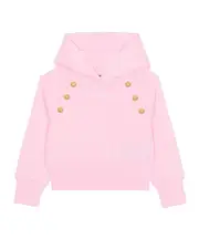 Balmain Kids Buttons Hoodie 12,13,14Y,13Y pink