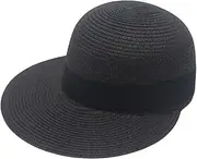 [Generic] Beach Gear Dad for Women Sun Visor Hat Summer Travel Casual Boater Hat Outdoor Foldable Baseball Cap Foldable Hiking
